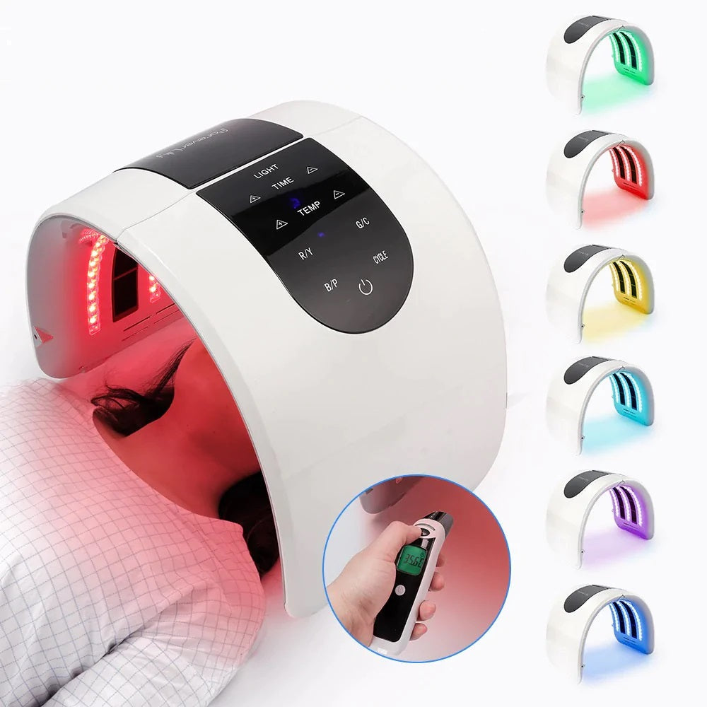 LED Photon Skin Rejuvenation Facial Mask Foldable Therapy Face