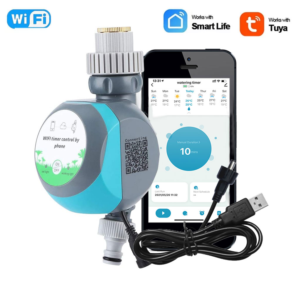Drip Irrigation System WiFi Automatic Watering Timer