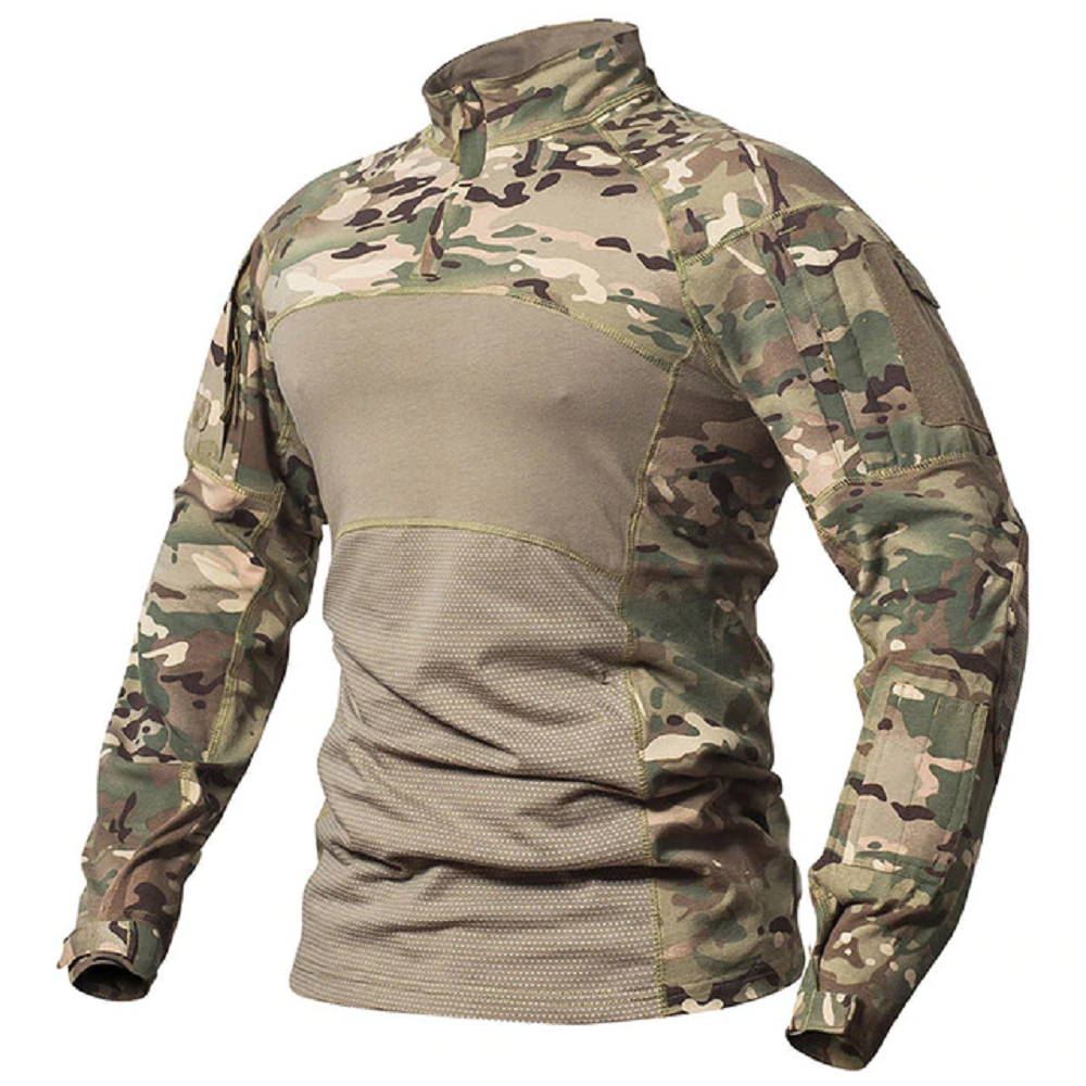 Men's Gear Tactical Combat Shirt Cotton Military