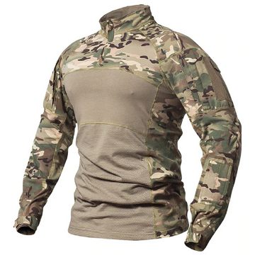 Men's Gear Tactical Combat Shirt Cotton Military