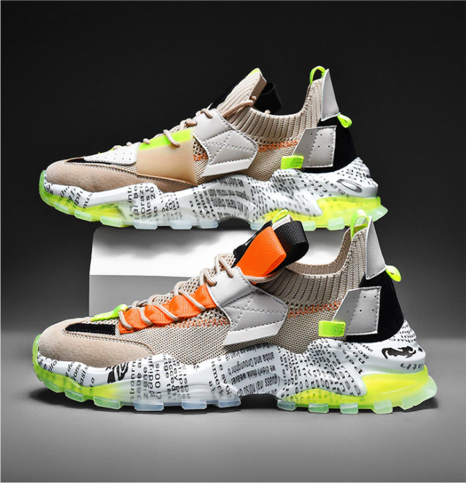 Mesh Men Sneakers Script