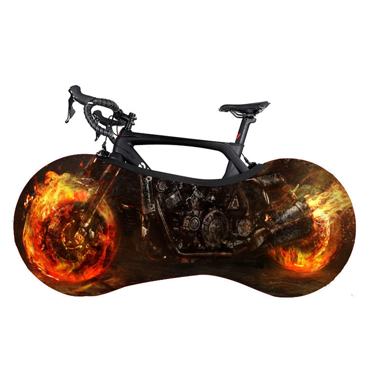 Indoor Bicycle Wheel Cover Storage
