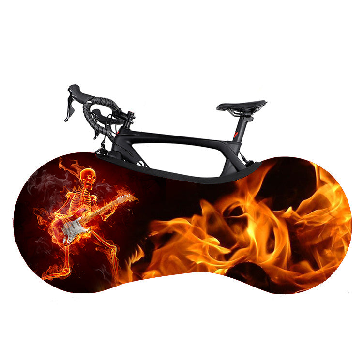 Indoor Bicycle Wheel Cover Storage