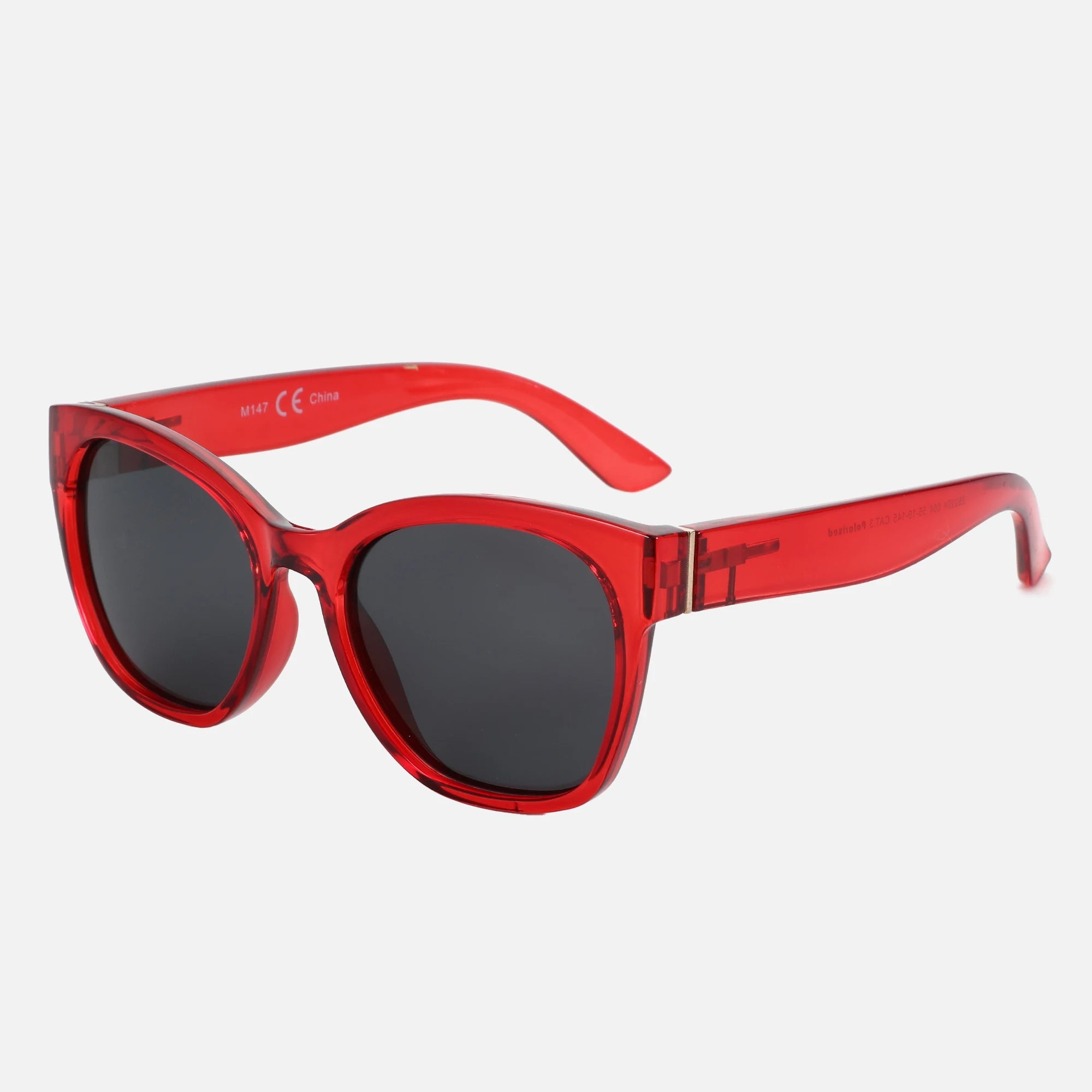 Thick Butterfly Frame Polarized Sunglasses - Cat Eye Shades
