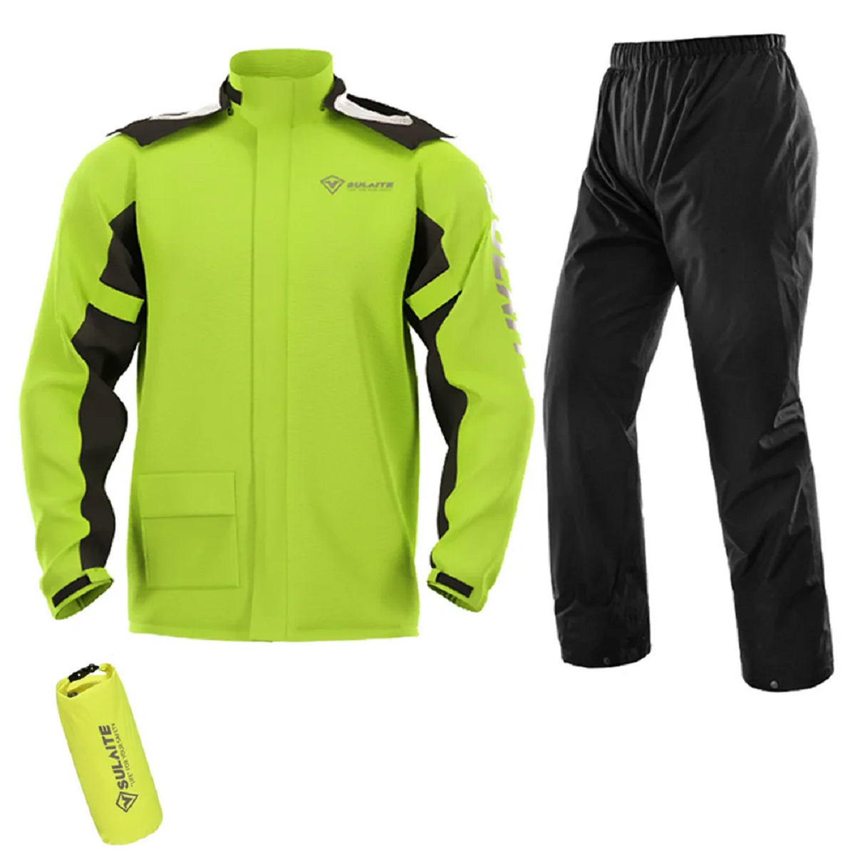 Motorcycle Raincoat Suit Jacket and Pant Hiking Fishing