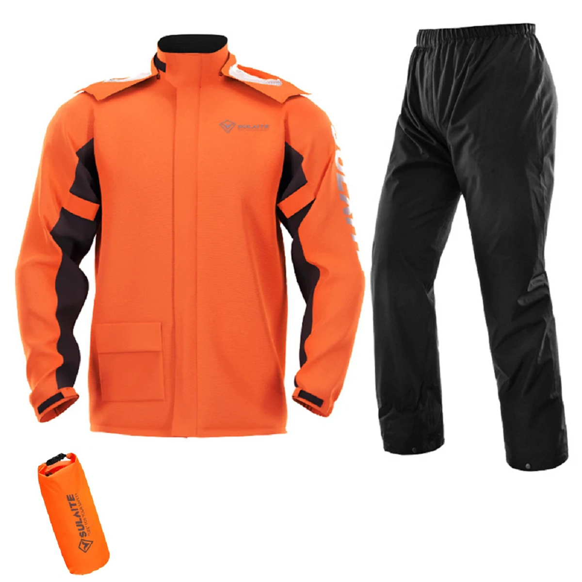Motorcycle Raincoat Suit Jacket and Pant Hiking Fishing
