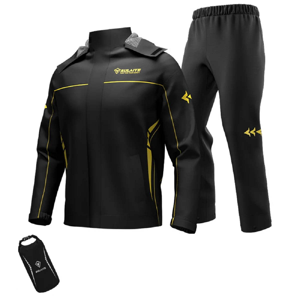 Motorcycle Rain Suit Jacket and Pants Hiking Fishing Raincoat