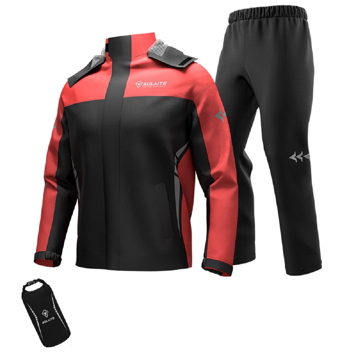 Motorcycle Rain Suit Jacket and Pants Hiking Fishing Raincoat