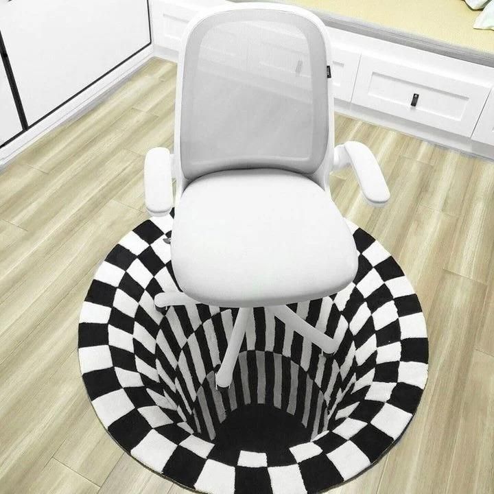 Anti-Slip 3D Illusion Carpet Rugs Decorative