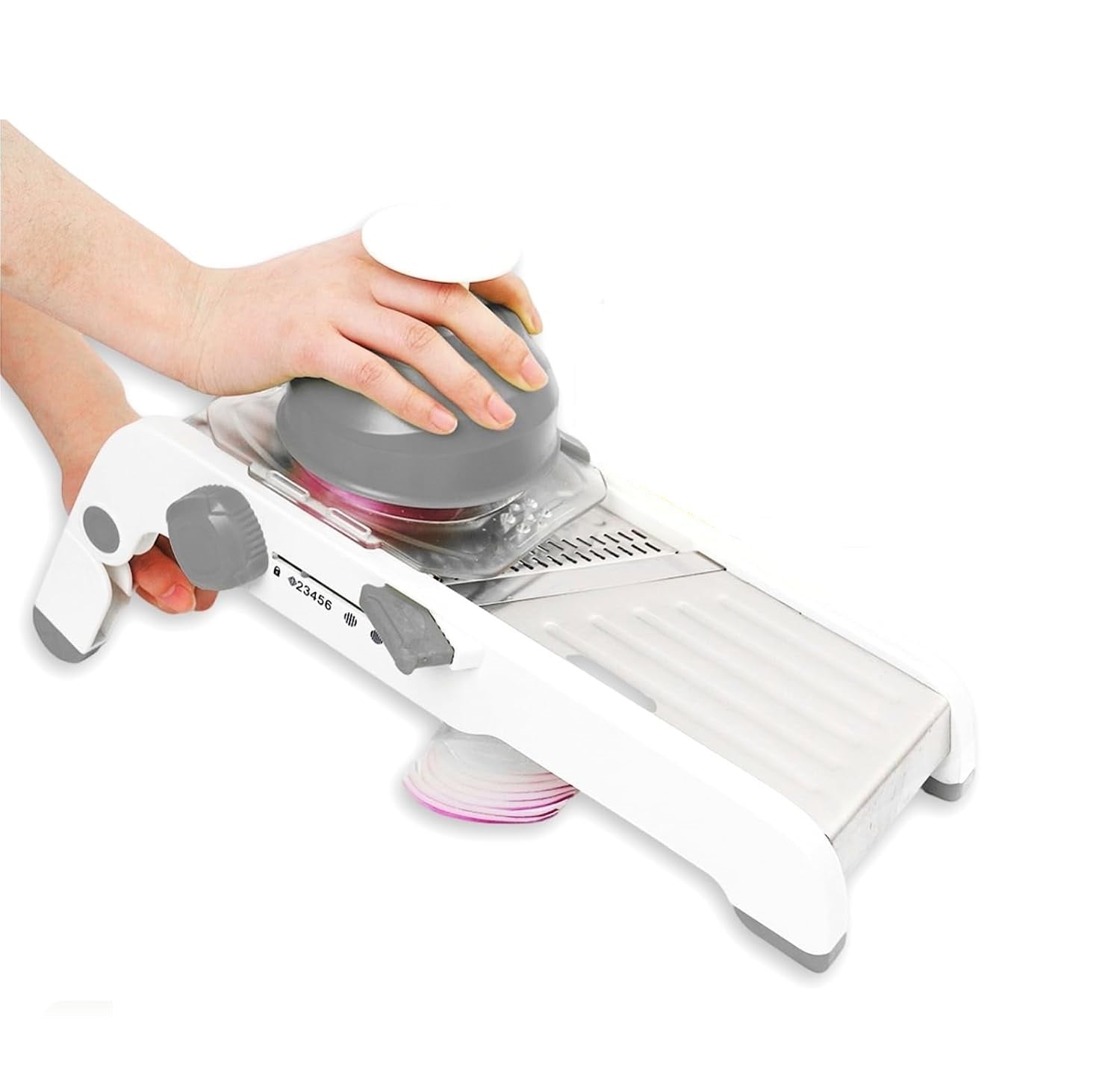 18 Types Adjustable Mandoline Stainless Steel Vegetable Slicer