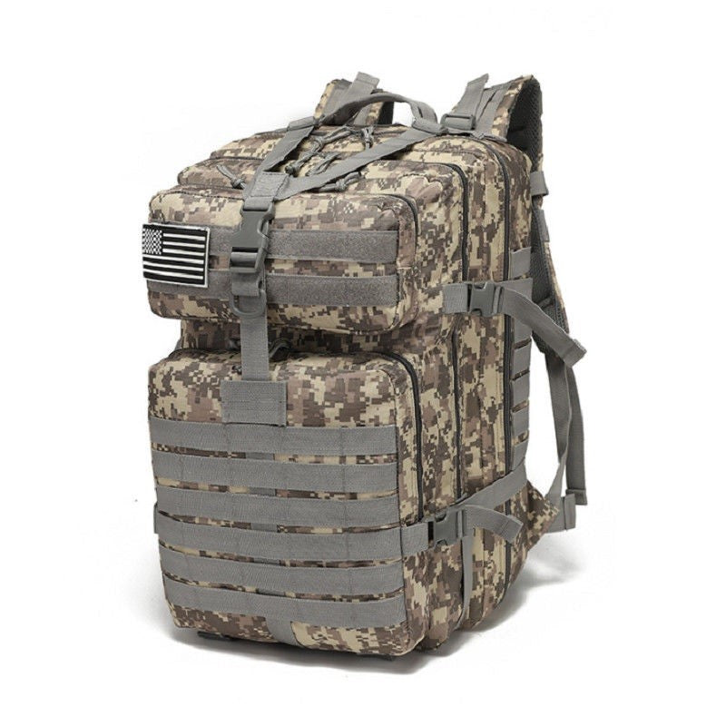 50L Capacity Army Military Backpack Waterproof 3D Bags