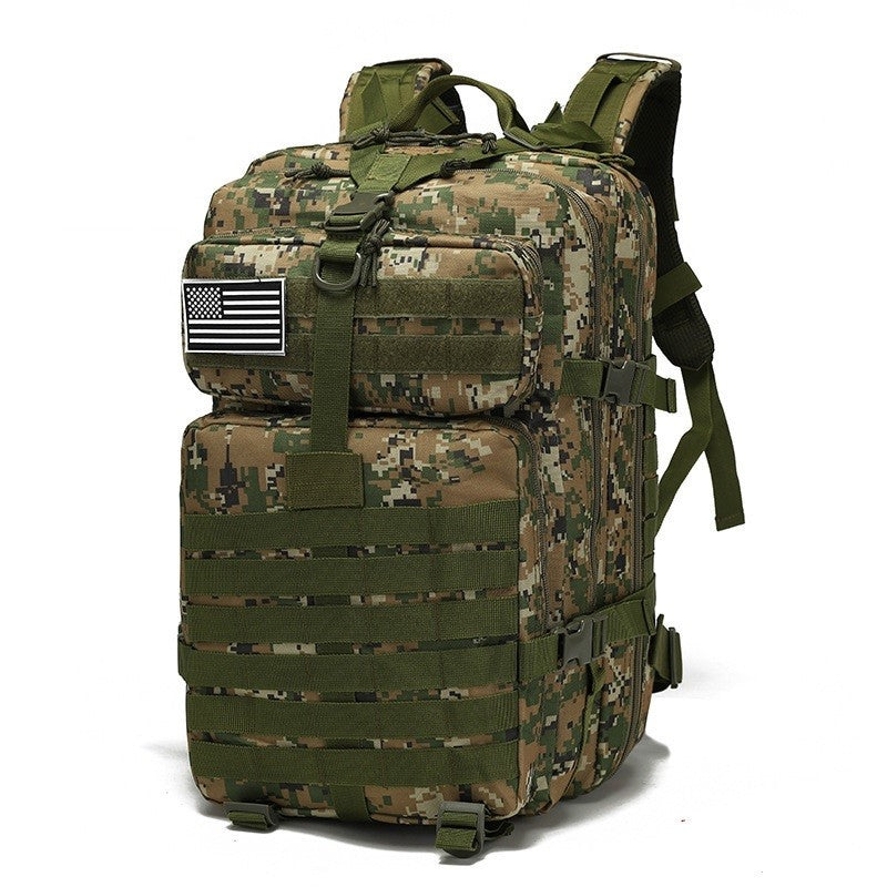 50L Capacity Army Military Backpack Waterproof 3D Bags