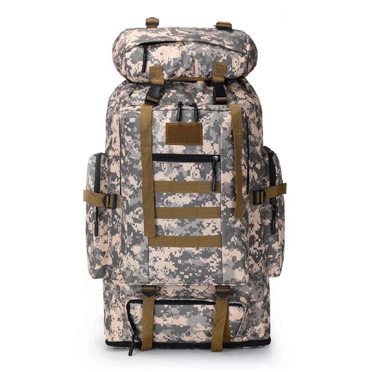Mountaineering Tactical Hiking Backpack - Large Outdoor Travel And Climbing Bag