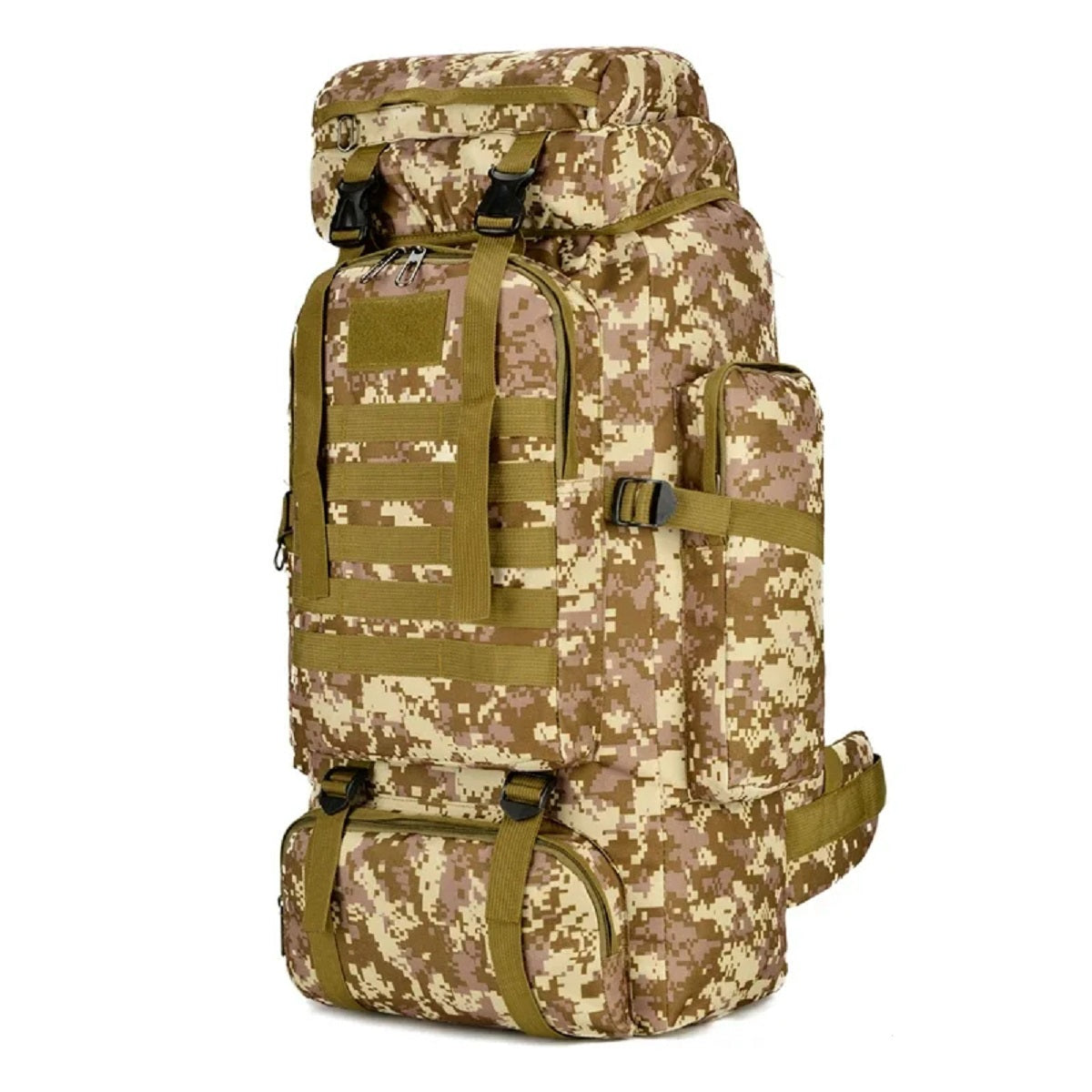 Mountaineering Tactical Hiking Backpack - Large Outdoor Travel And Climbing Bag