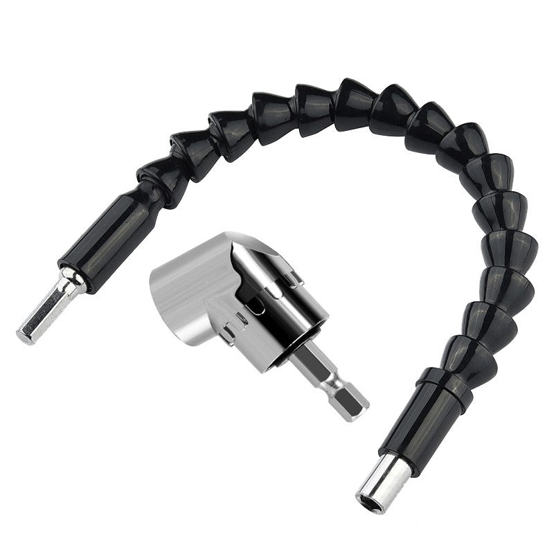Drill Attachment and Flexible Angle Extension Bit Kit