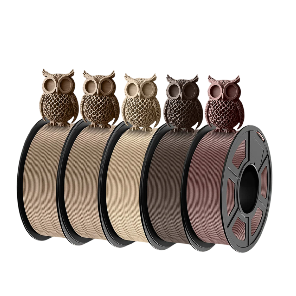 Pla Wood Filament - 0.07 in Fibres for Fdm 3D Printers