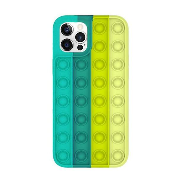 3D Push Rainbow Bubble Play Game Case for iPhone