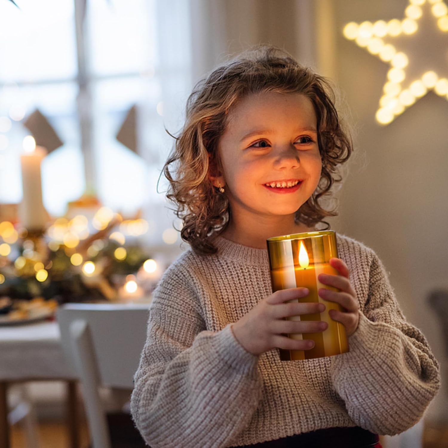 LED Flameless Candles Flickering with Timer and Remote Control