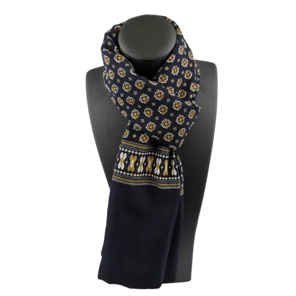 Winter Luxury Silk Scarf Plaid Warm Scarves for Men and Women