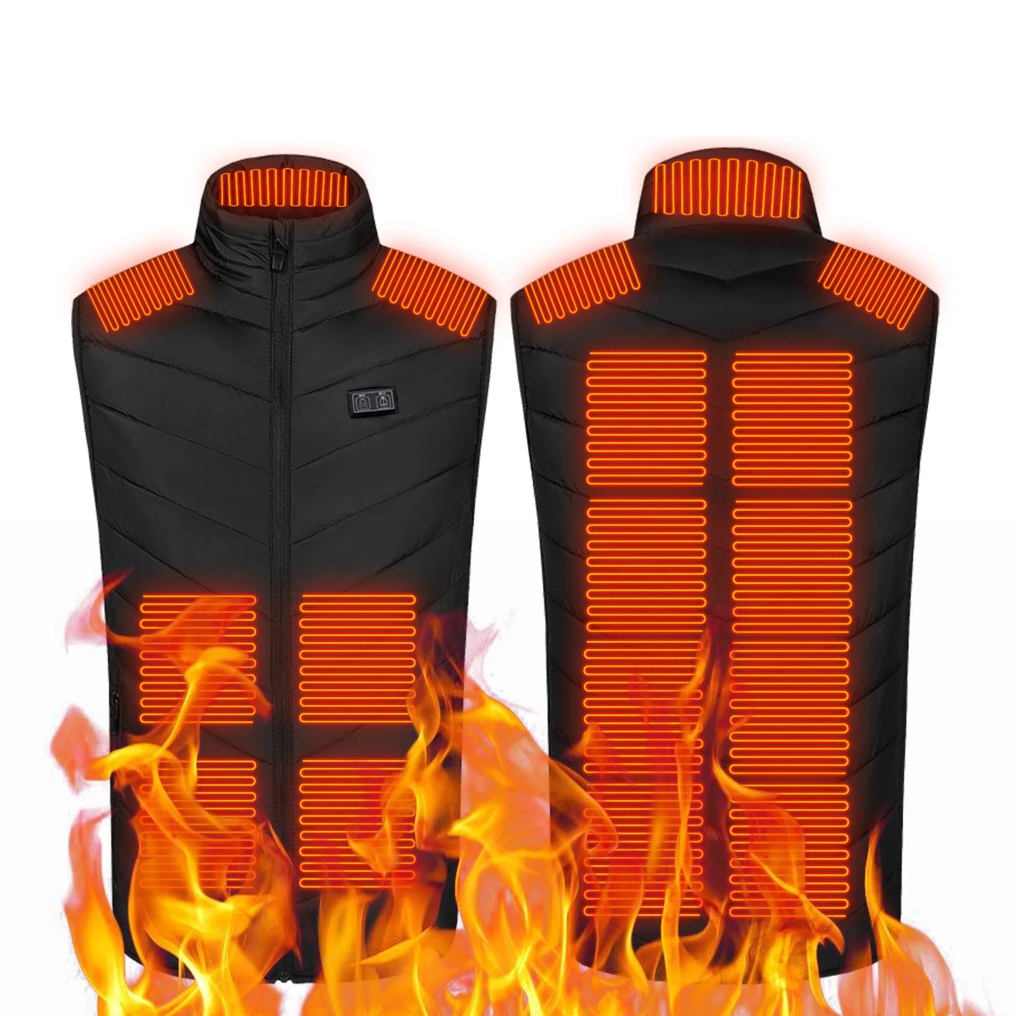 USB Heated Jacket Vest - Winter Electric Thermal Wear for Men and Women