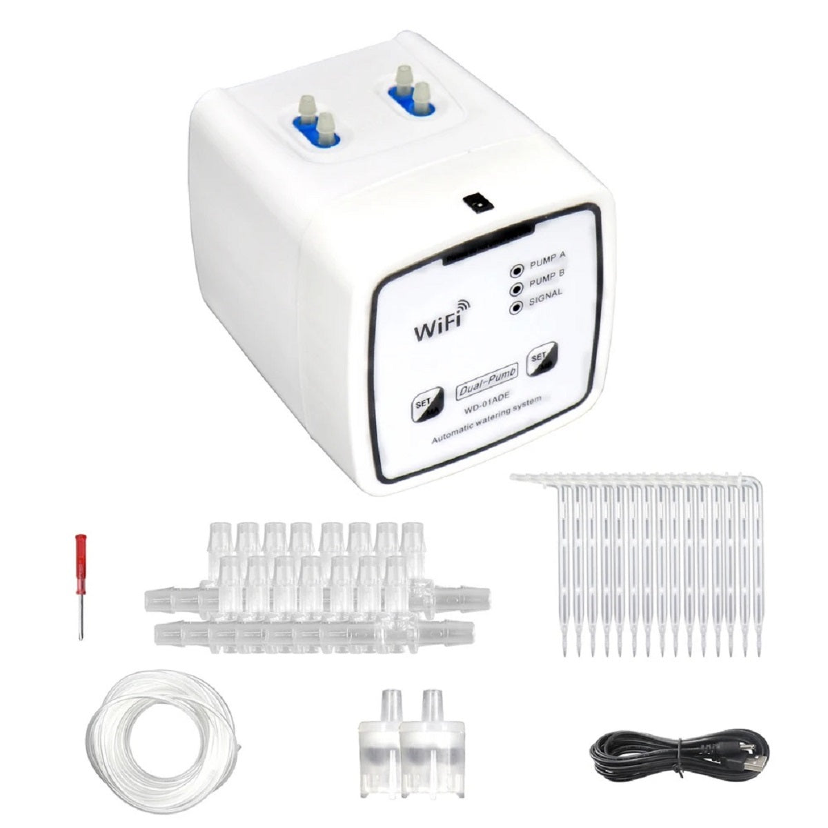 Smart Drip Irrigation System - Dual Pump Automatic Watering with Remote App Control