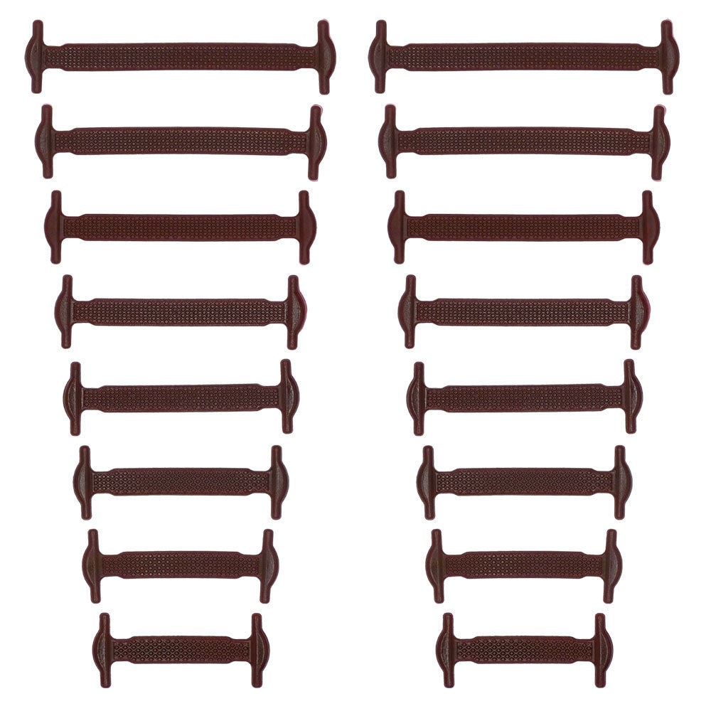 16 Pcs/set Silicone Elastic No Tie Shoelaces