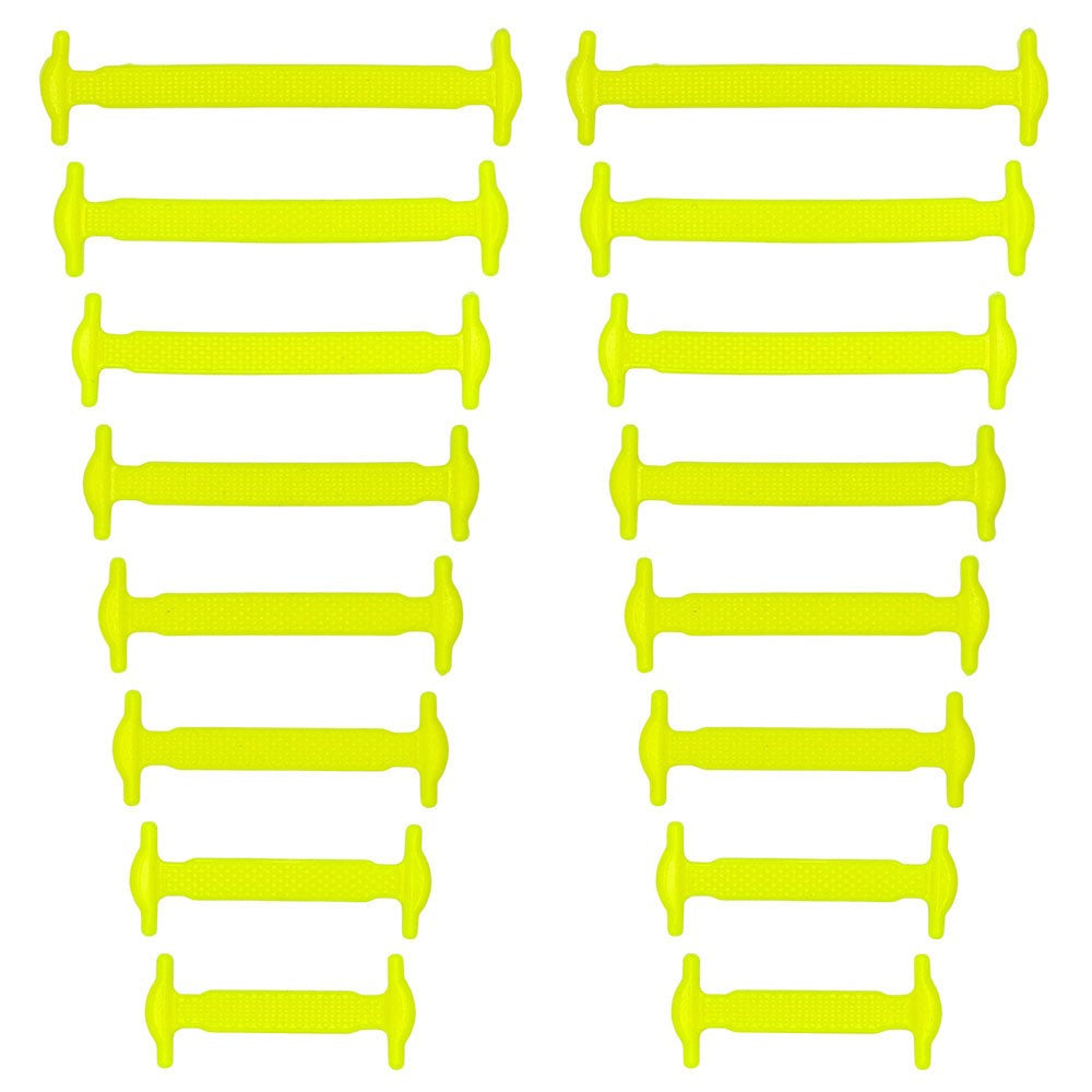16 Pcs/set Silicone Elastic No Tie Shoelaces