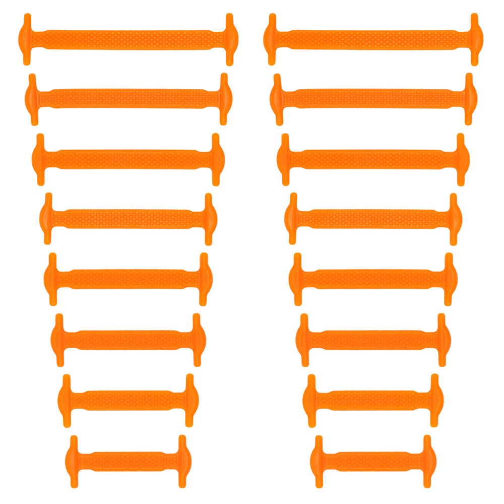 16 Pcs/set Silicone Elastic No Tie Shoelaces