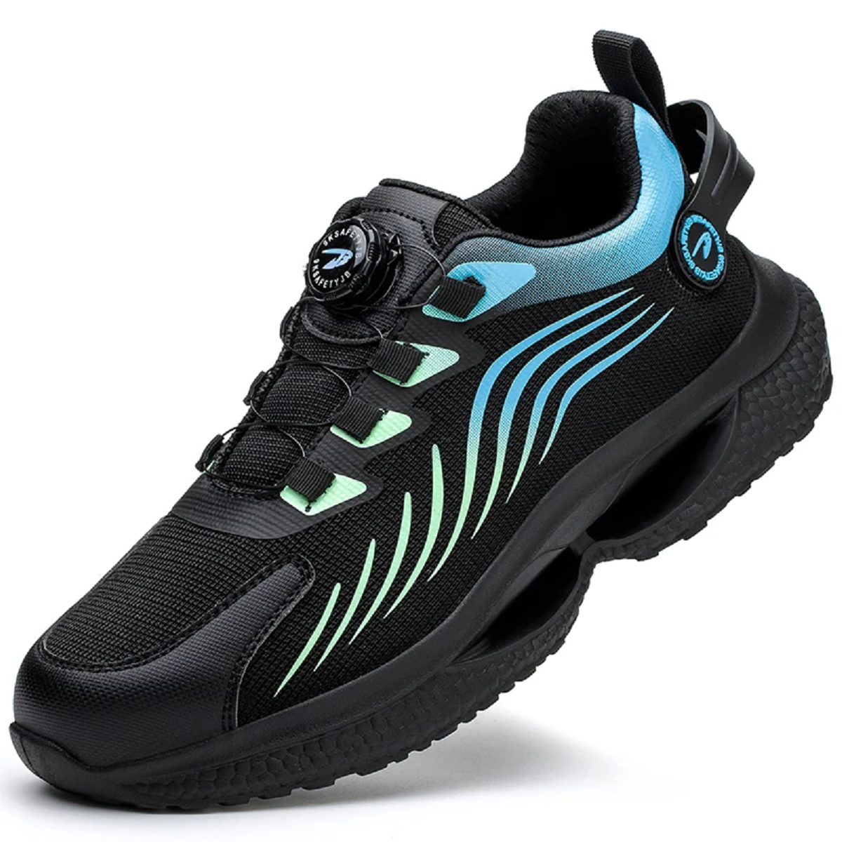 Rotating Button Safety Anti-Smash Anti-Puncture Work Shoes