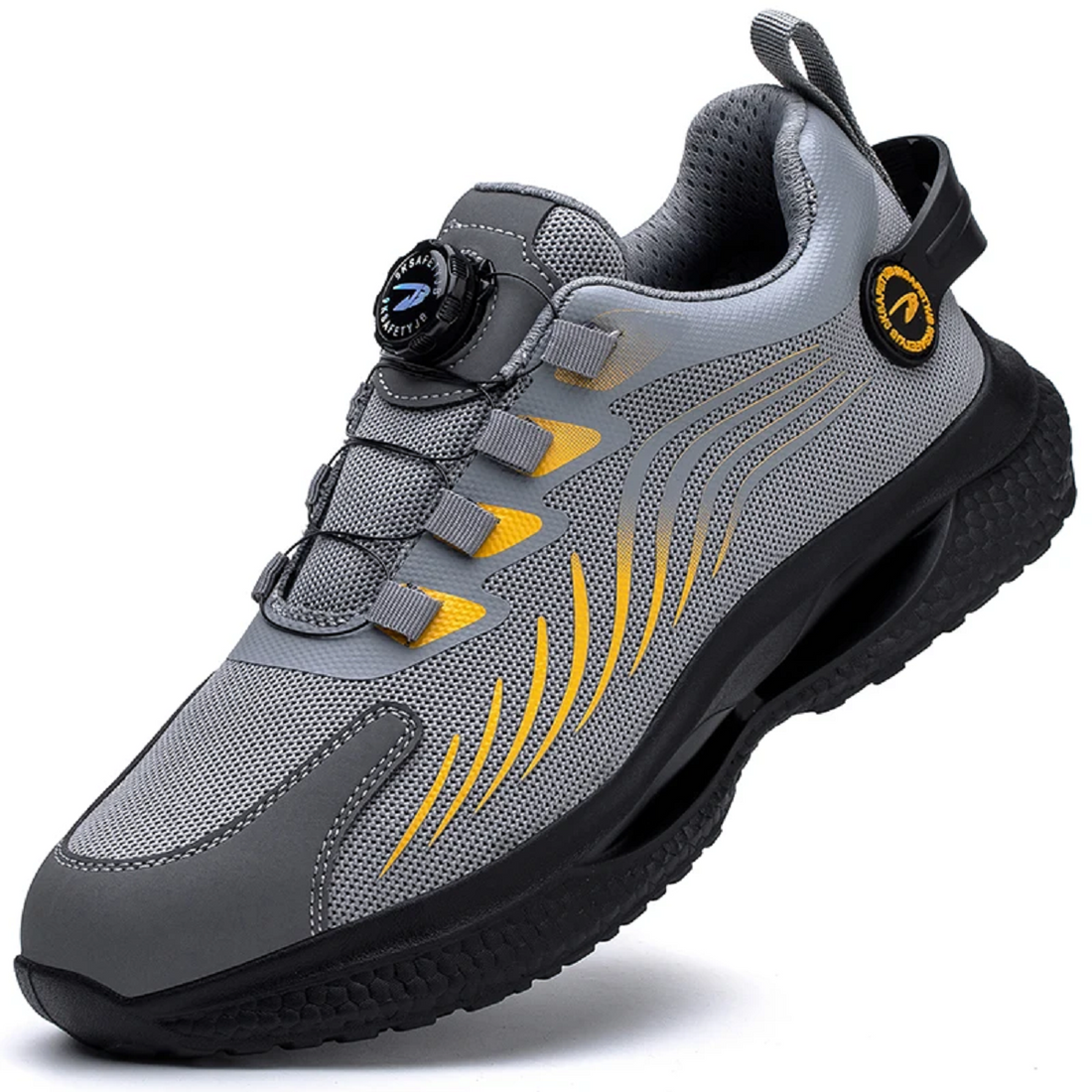 Rotating Button Safety Anti-Smash Anti-Puncture Work Shoes