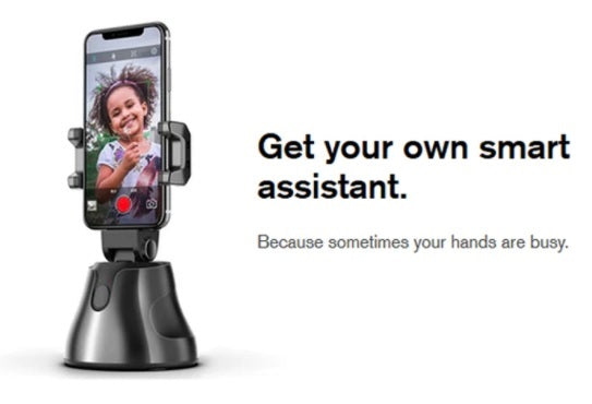 Portable All-In-One Smart Phone Camera Assistant and Stabilizer
