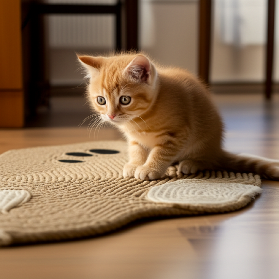 Cat Scratcher Sisal Mat - Furniture Protector for Cats' Nail Sharpening