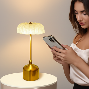 Retro Bar Table Lamp - Rechargeable LED Touch Dimming Night Light