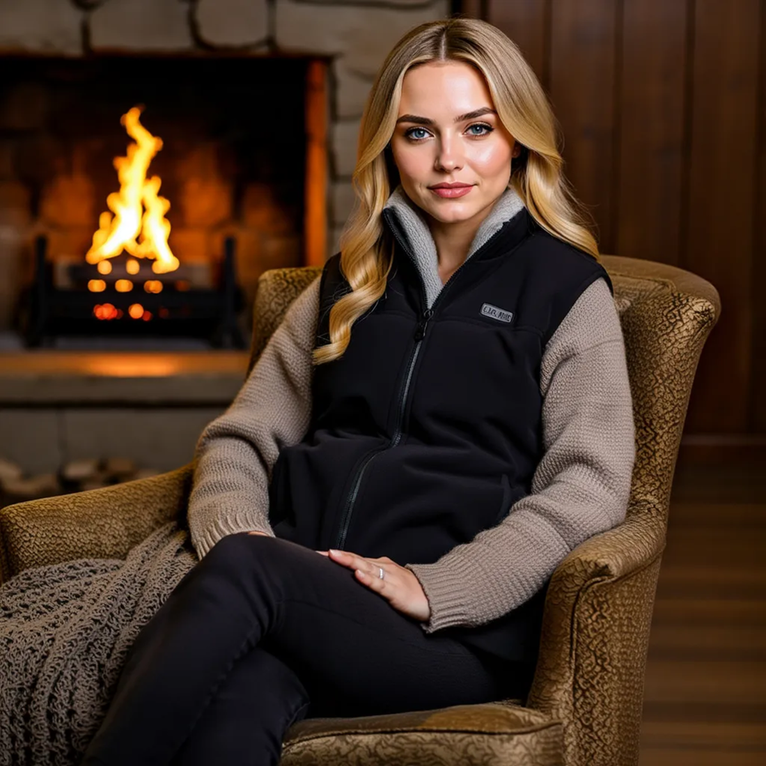 Fleece Heated Vest - USB Electric Heating Jacket