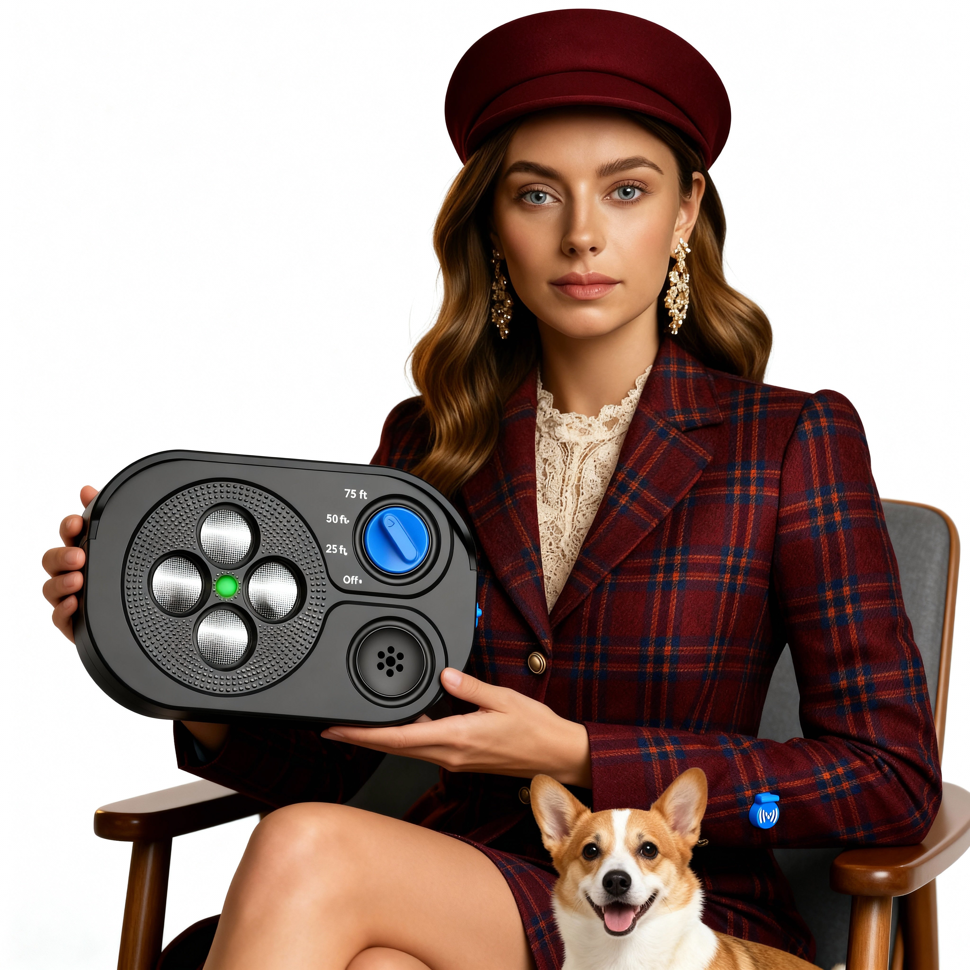 Ultrasonic Dog Bark Control Device - Automatic Deterrent for Training