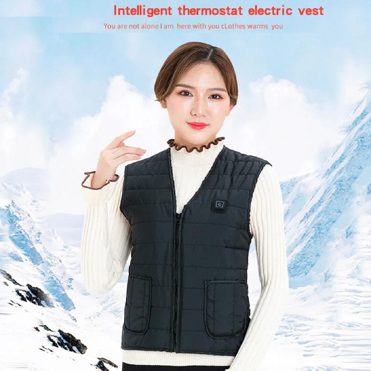 Unisex Autumn and Winter Infrared Heating Vest Jacket