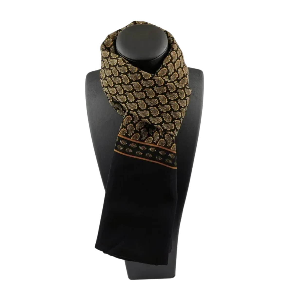Winter Luxury Silk Scarf Plaid Warm Scarves for Men and Women