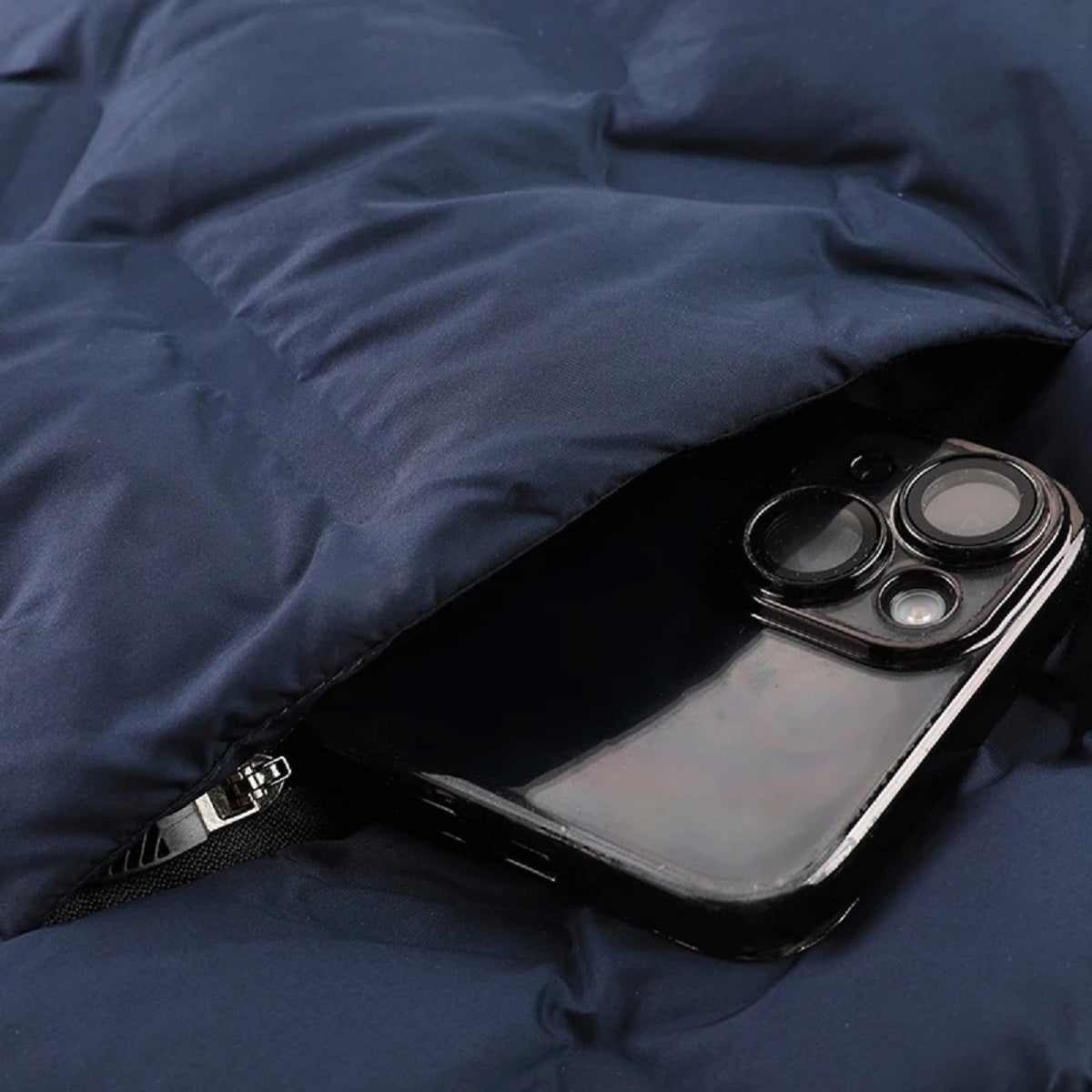 Graphene Self-Heating Collar Classical Warm Winter Jackets
