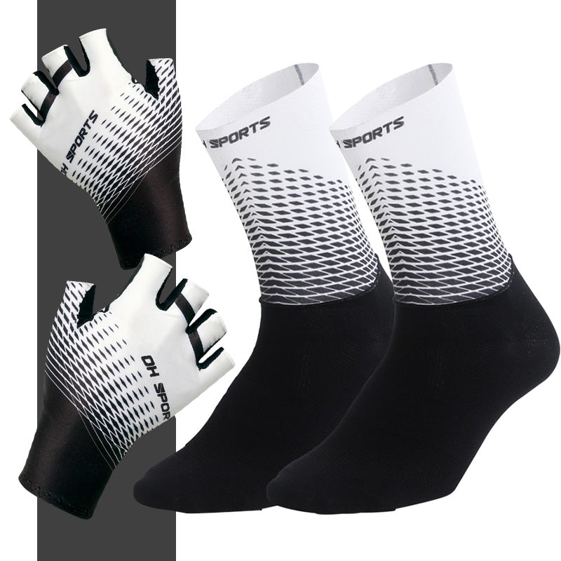 1PAIR Half /full Finger Cycling Gloves with Socks