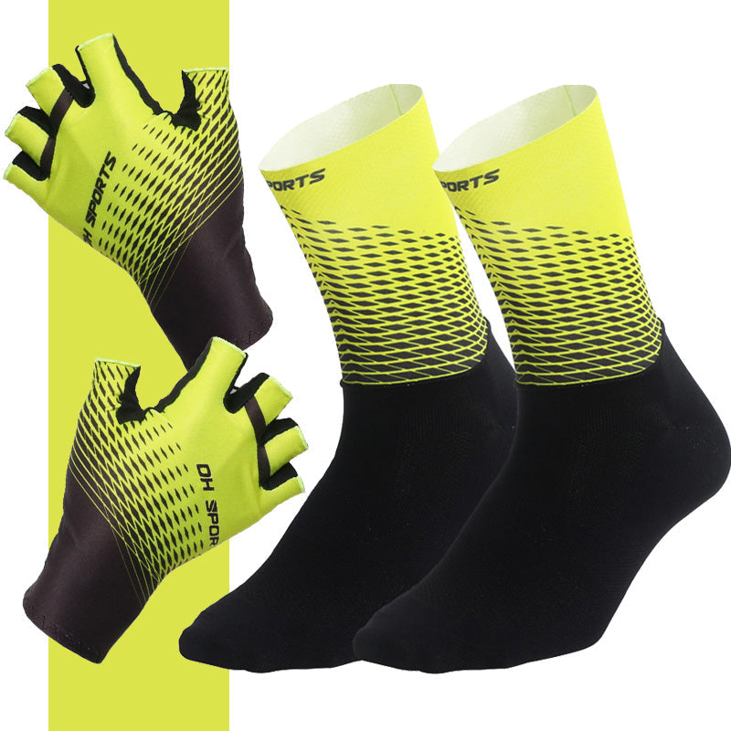 1PAIR Half /full Finger Cycling Gloves with Socks