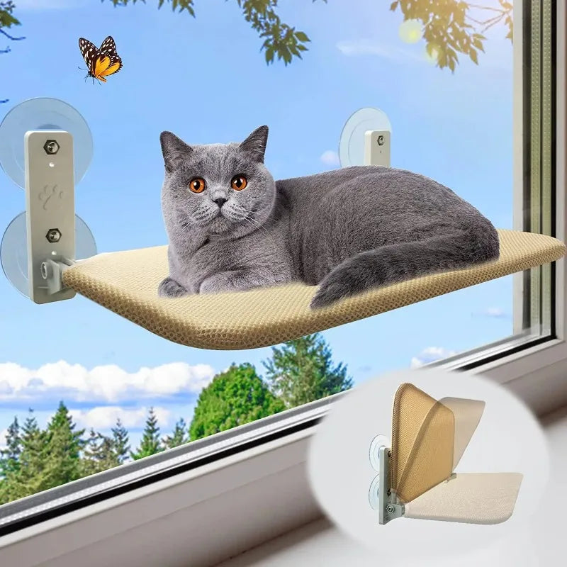 Foldable Cat Window Perch Bed Hammock