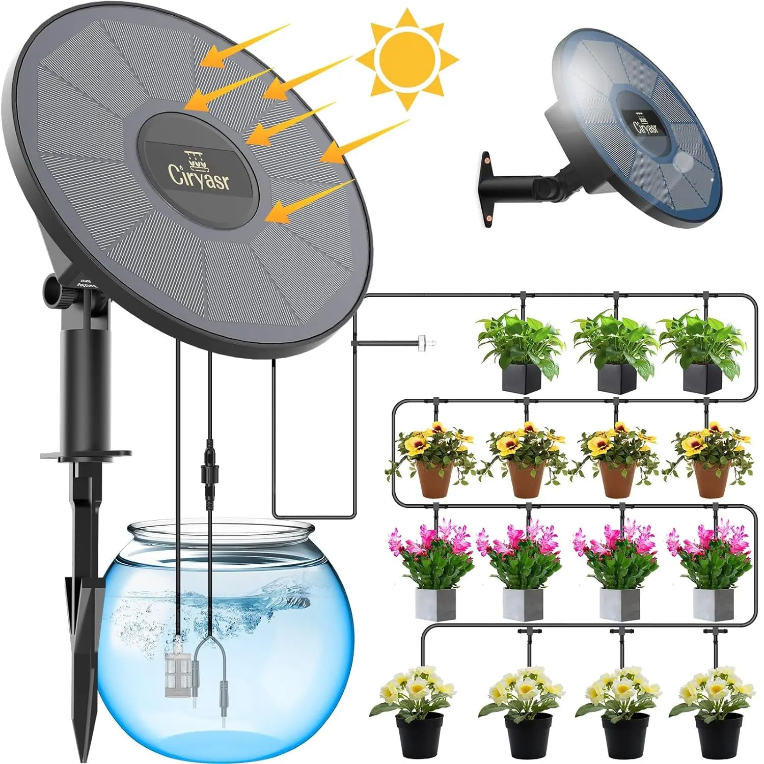 Solar Drip Irrigation Automatic Watering System