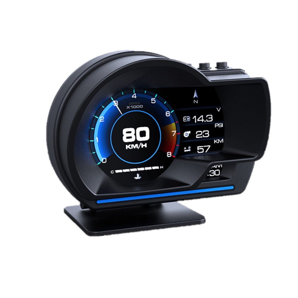 Auto Display Smart Car Hud Digital Odometer Security Alarm