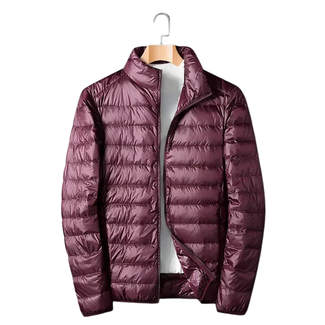 Men's Lightweight Packable Hooded Puffer Jacket