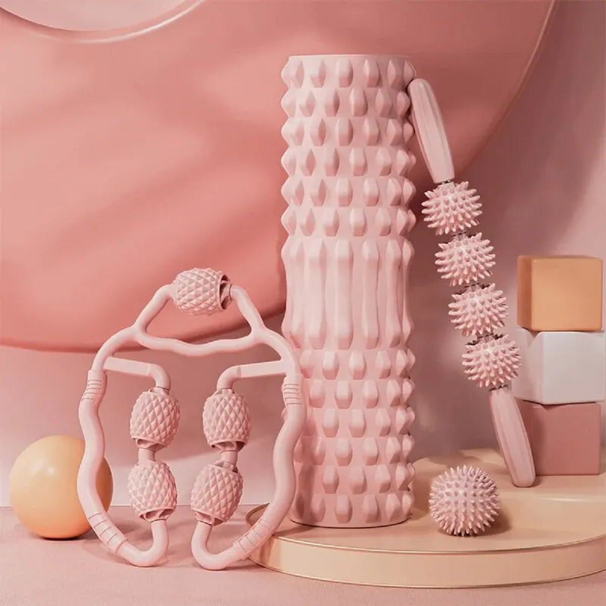 Foam Roller Deep Tissue Muscle Massage Set