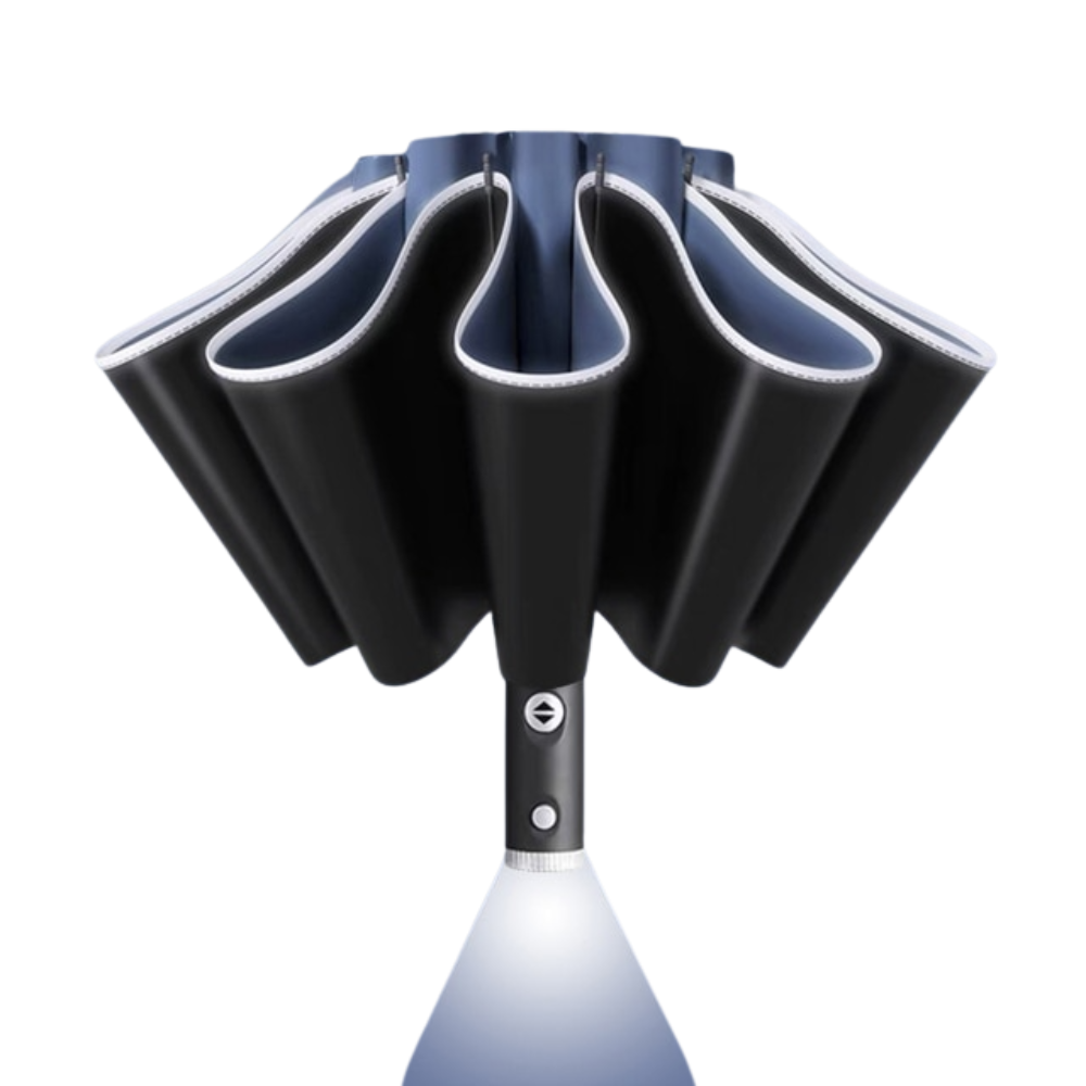 Automatic UV Umbrella with LED Flashlight Reflective