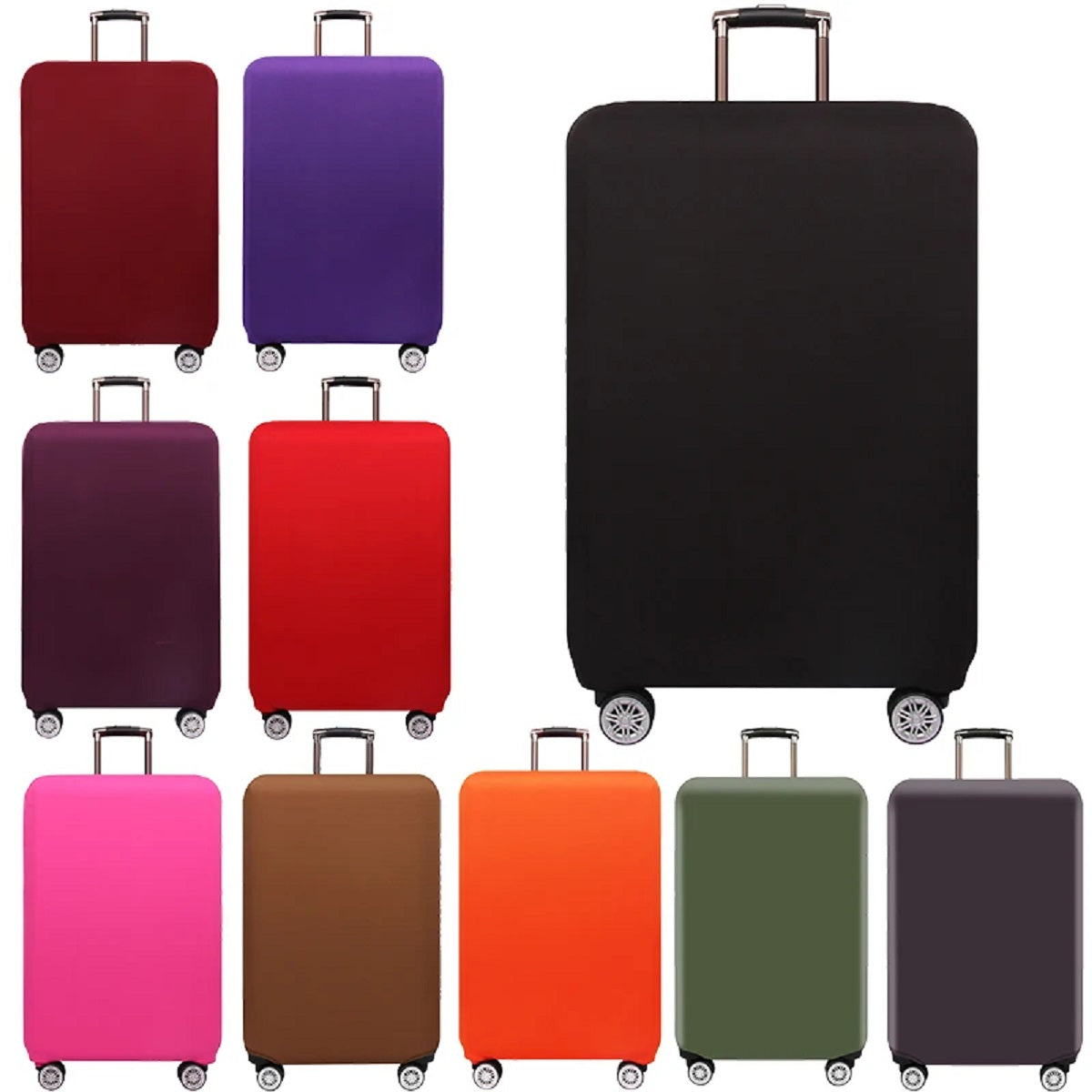 Stretch Fabric Luggage Cover - 18-32" Suitcase Protector