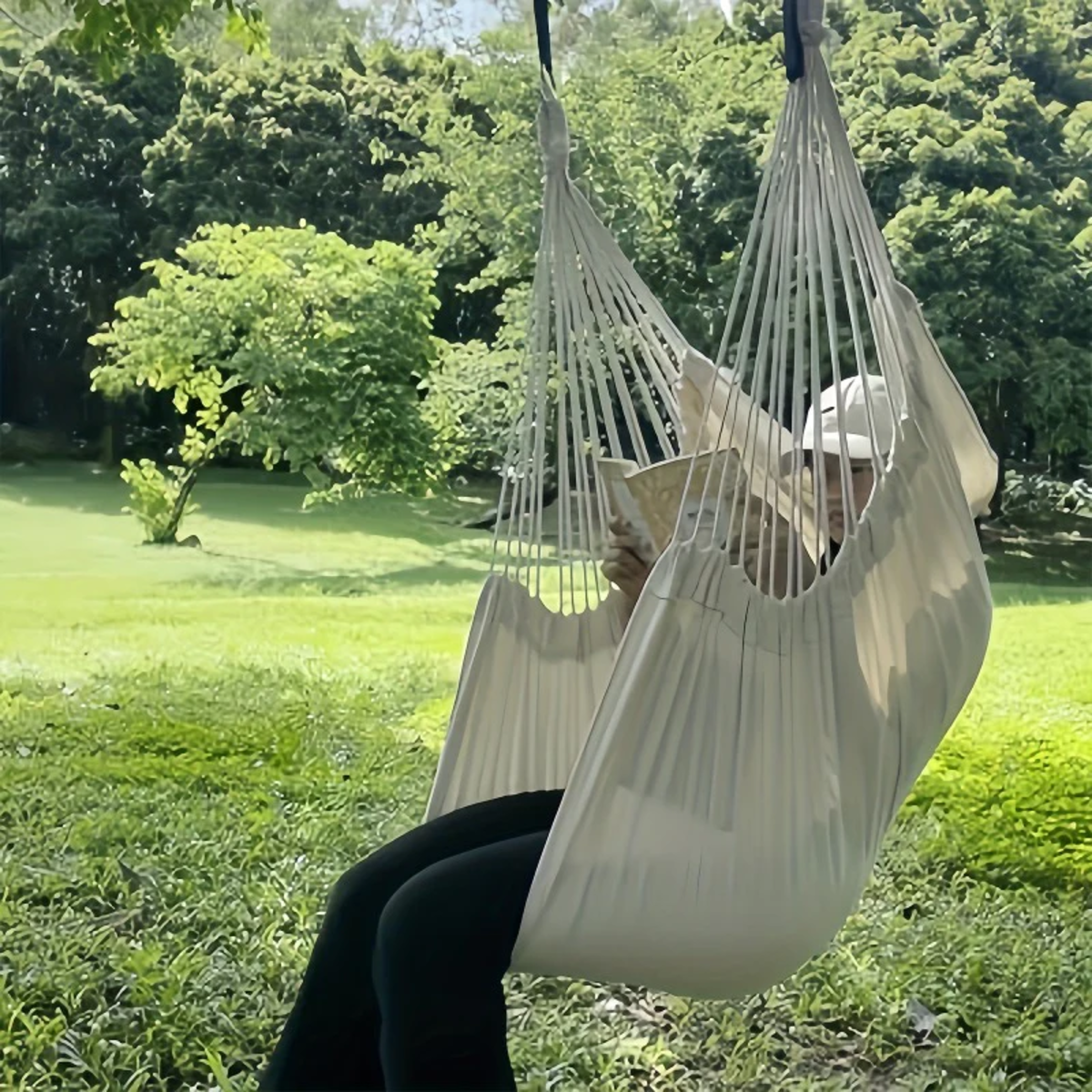 Leisure Fabric Anti Rollover Hammock Chair