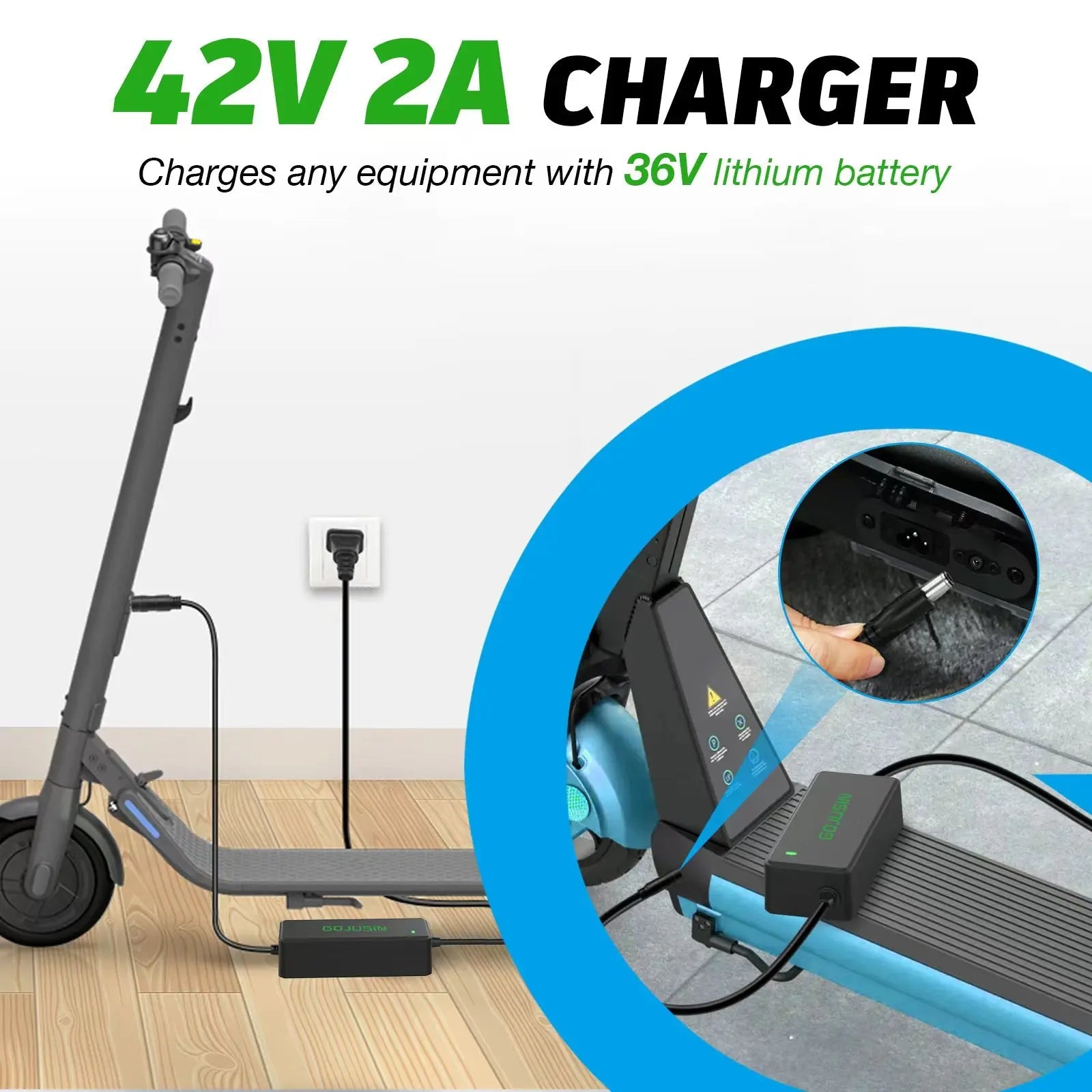 Electric Scooter Power Charger