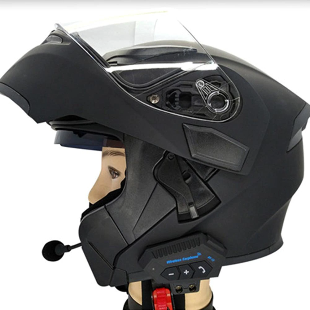Motorcycle Bt Headset Helmet Wireless Hands-Free Call Kit